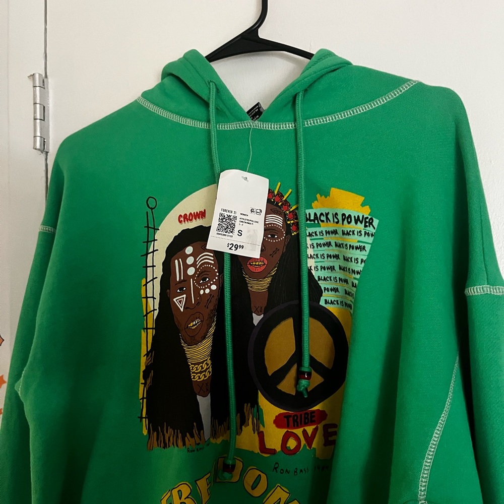 Green Graphic Hoodie